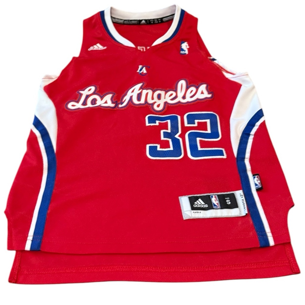Adidas Kids Red Los Angeles Basketball Jersey
